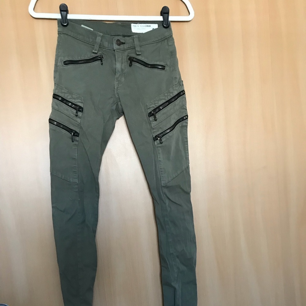 Rag & Bone Zipper Cargo Pants - Size 23